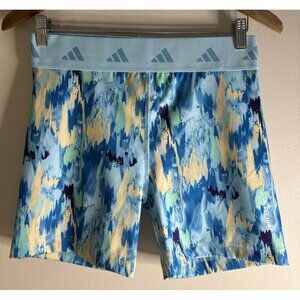 Adidas Sz Medium Techfit LYM Bike Short Tights Training Compression Bliss Blue